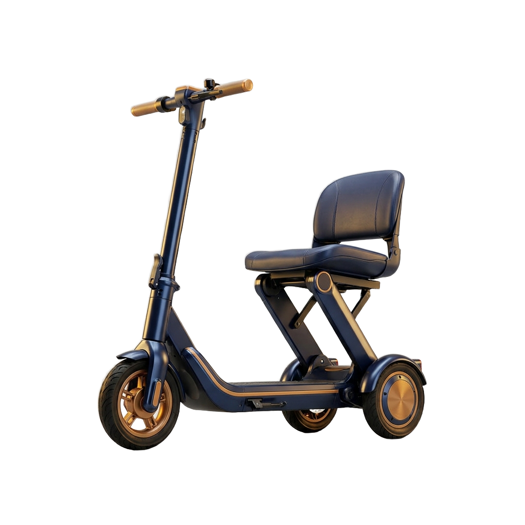 Foldable mobility scooter